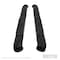 Westin Automotive 19-C SILVERADO/SIERRA 1500/20-C SILVERADO/SIERRA 2500/3500  REG CAB BLACK PRO TRAXX 4 OVAL NERF BARS 21-24115 - alternate 1